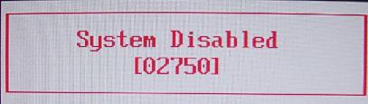 acer system disabled bios master password