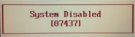 HP bios master password